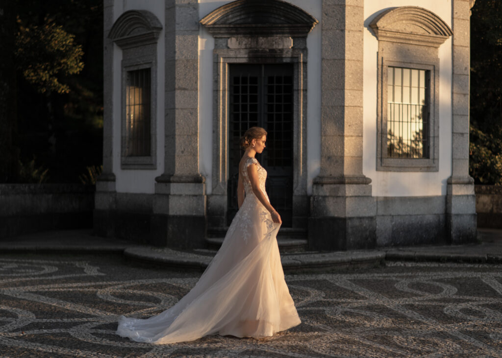 A-line wedding dress Kamden Libelle Bridal