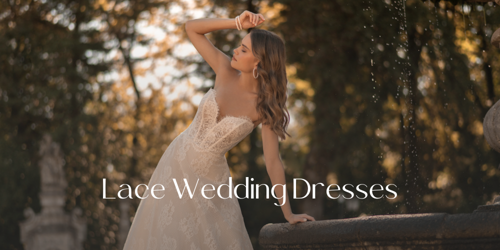 Lace wedding dresses by Libelle Bridal