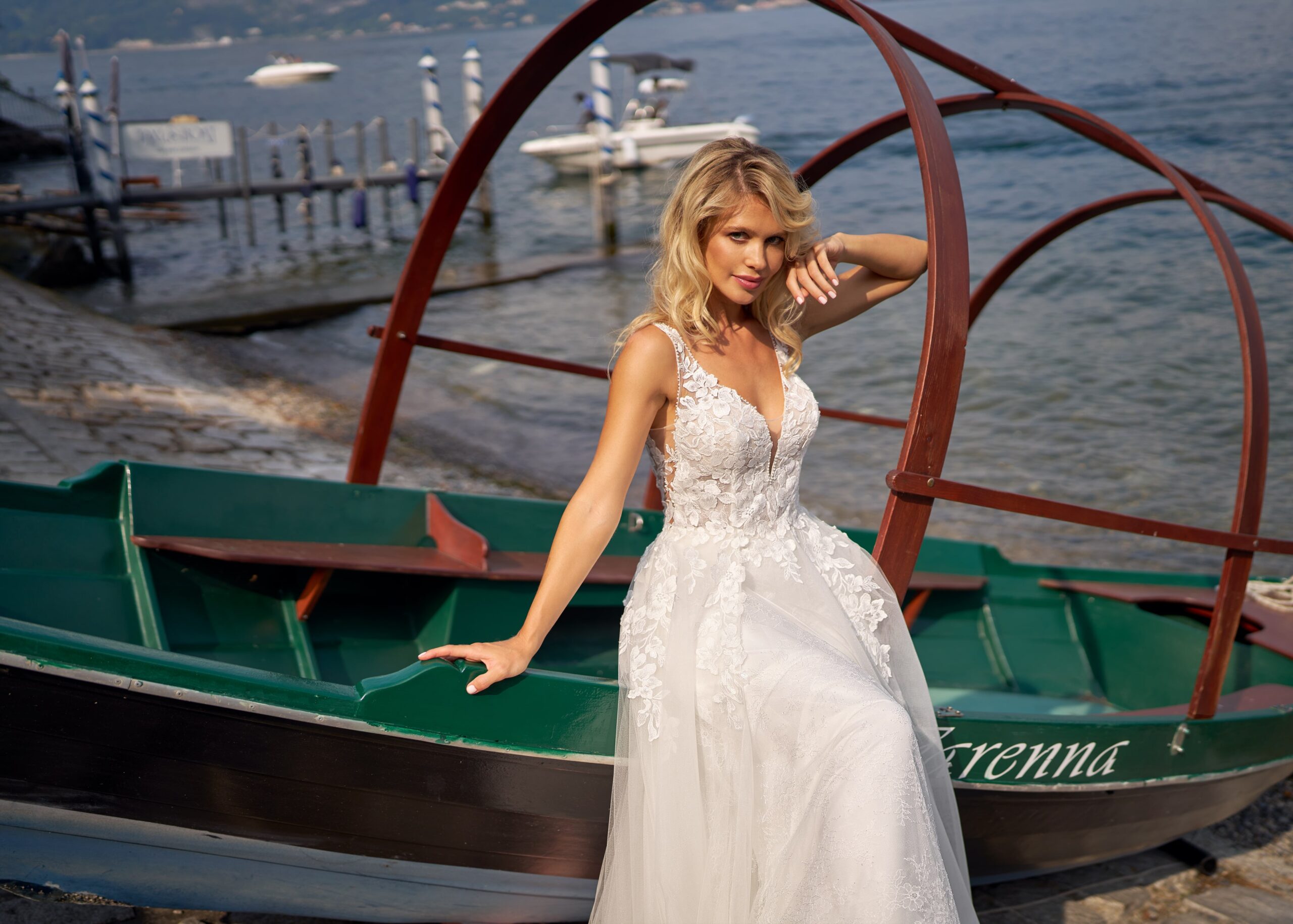A-line wedding dress Malkie by Libelle Bridal