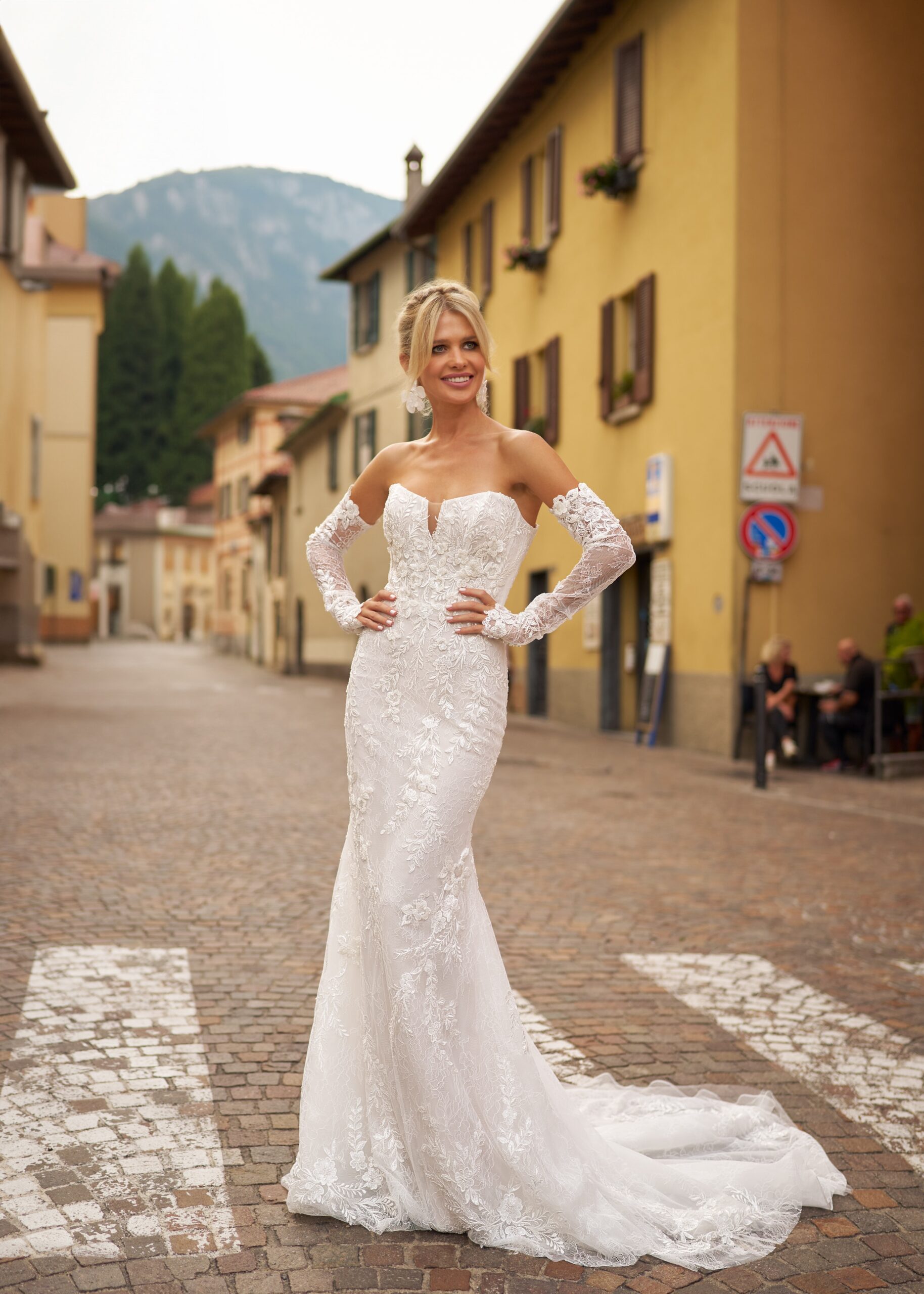 Fit and flare wedding dress Mylou by Libelle Bridal