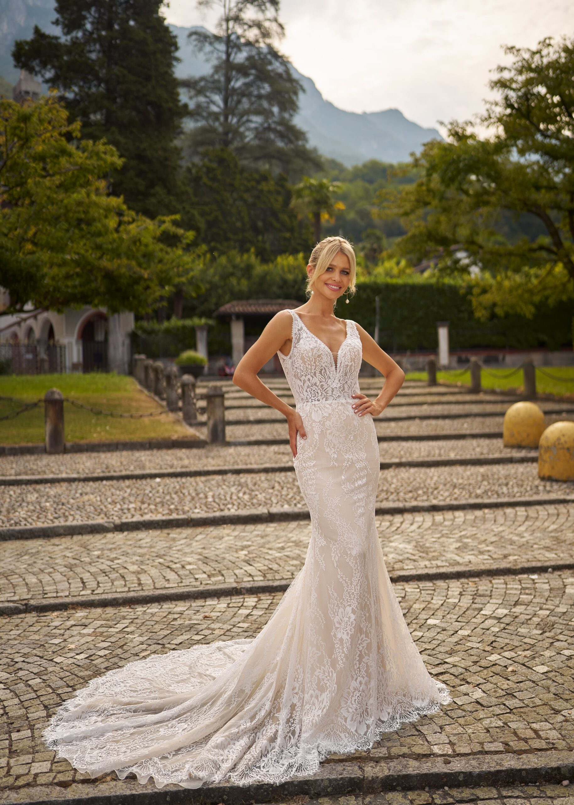 Fit and flare wedding dress Myra by Libelle Bridal